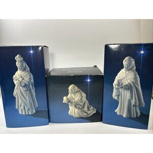 Vintage Avon Nativity The Three Magi Wise Men Figurine Porcelain Christmas